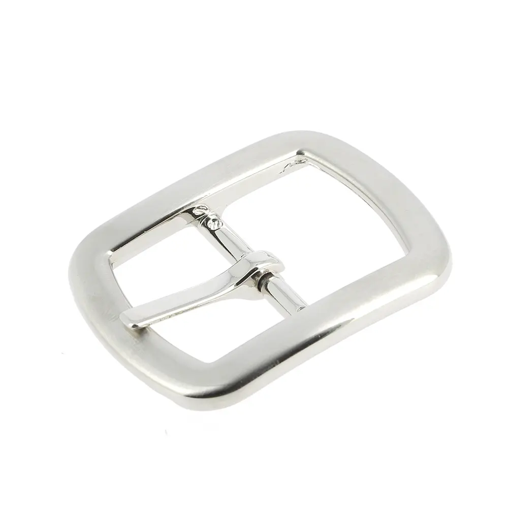 Boucle Ceinture Double 20604/30mm Nickel Brillant