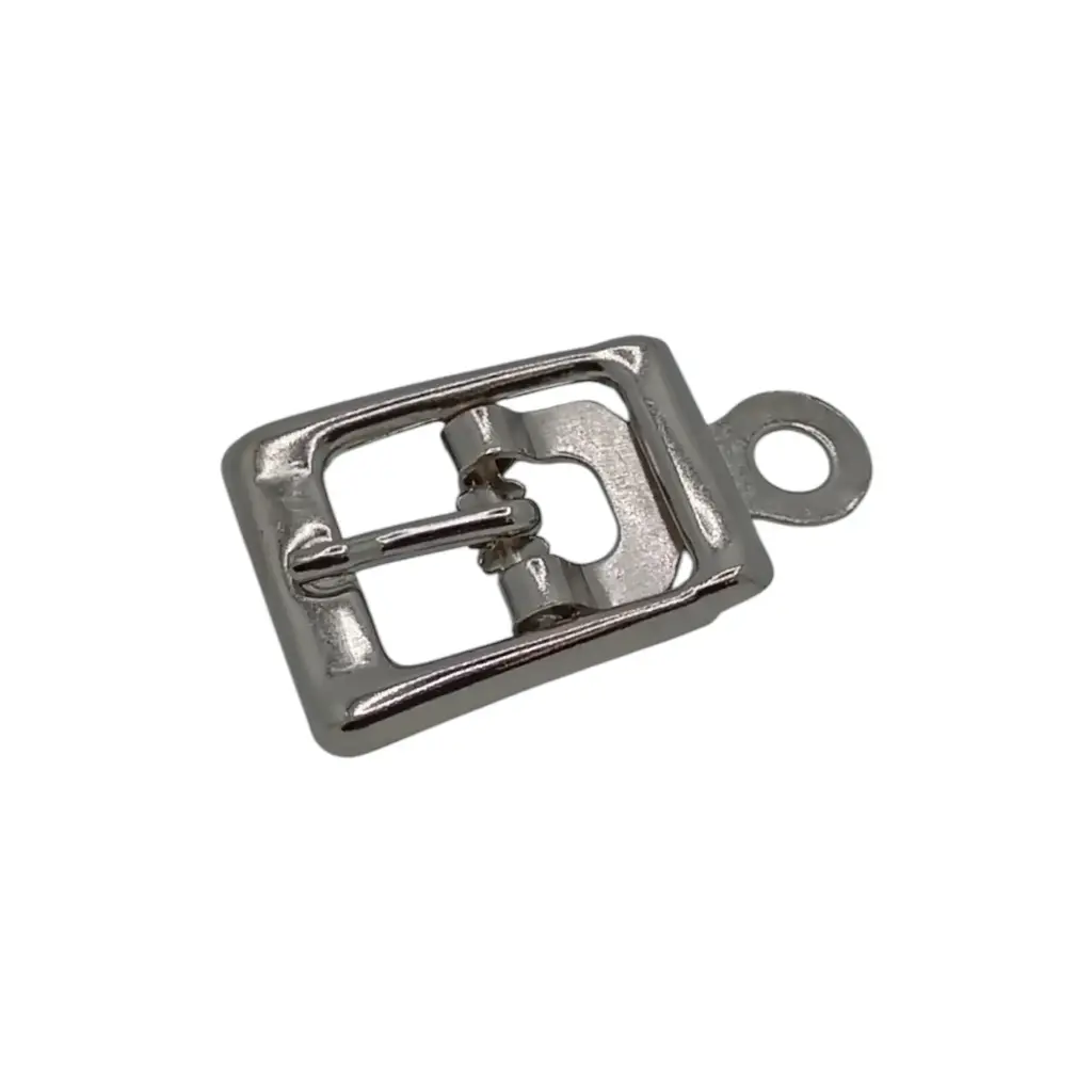 Boucle Chaussure 00125 (Carrée) Nickel 14mm - Paquet de 10