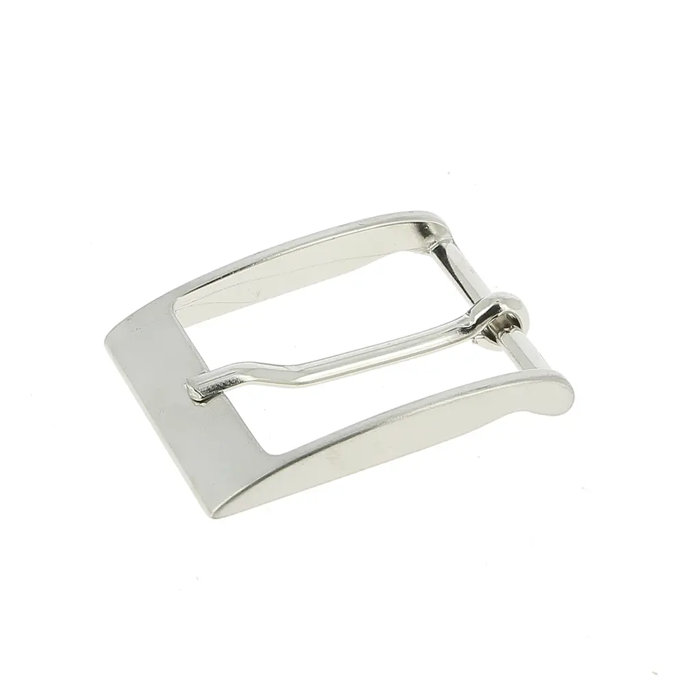 Boucle Ceinture 12052/35mm Nickel Brillant