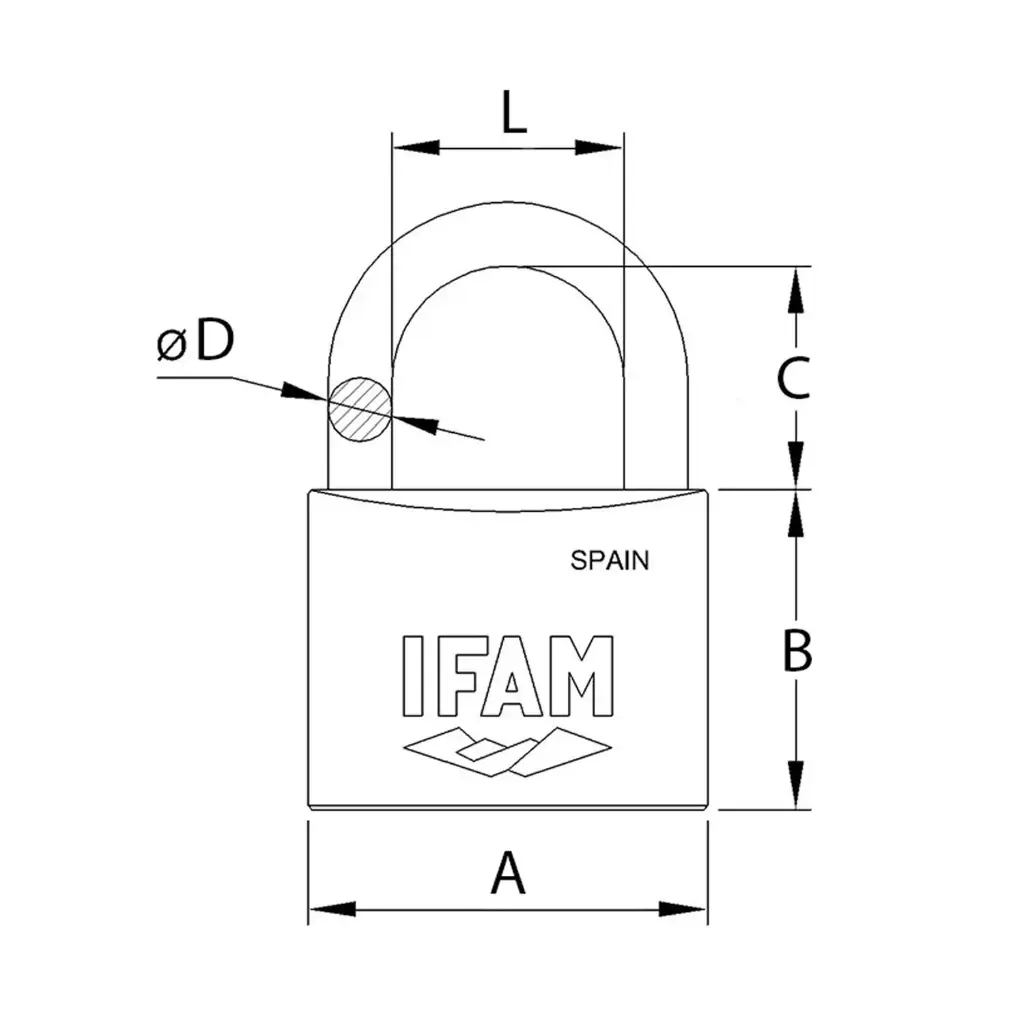 Cadenas Laiton E-70 IFAM