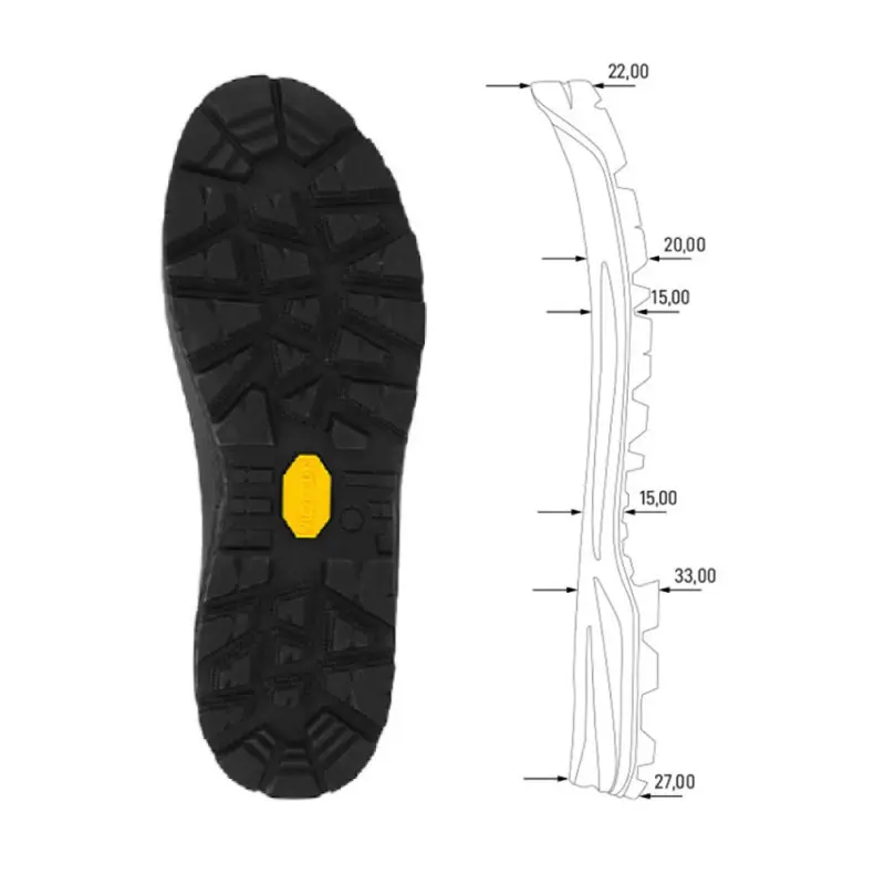 Semelles basse 1218B Sniper Vibram