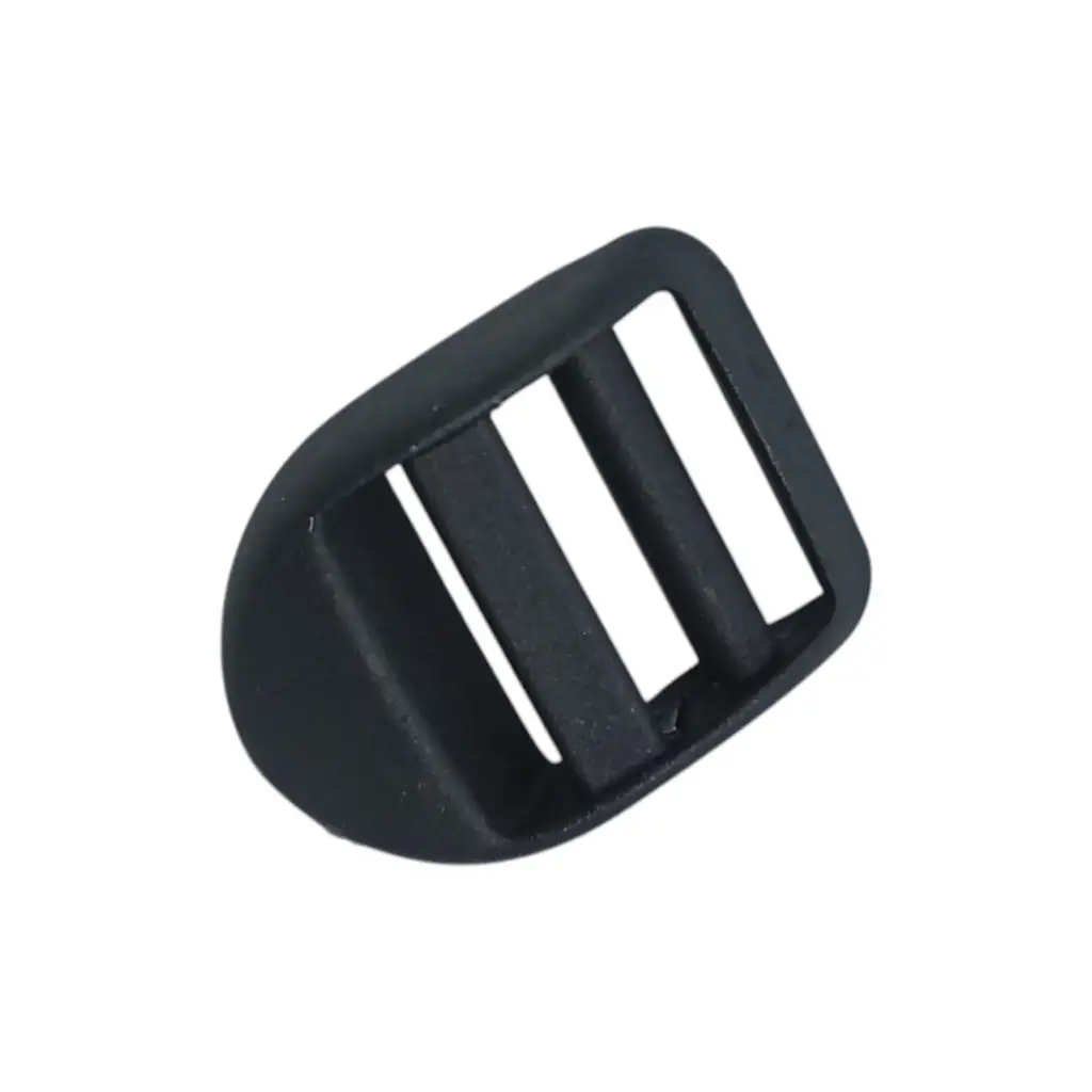 Boucle Double 20mm Plastique Noir Pièce