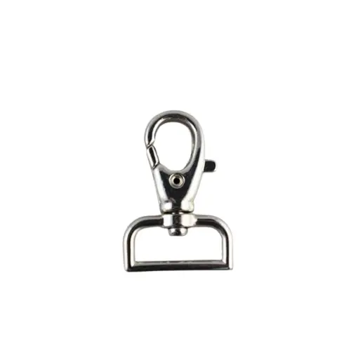 Mousqueton 24950/20C Nickel Brillant (Bélière Carrée 20mm) 