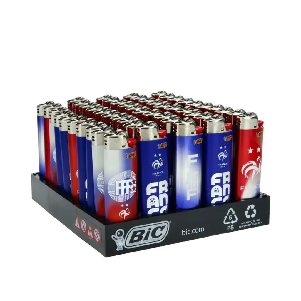 Présentoir Maxi Briquets FFF - Lot de 50 Unités - BIC