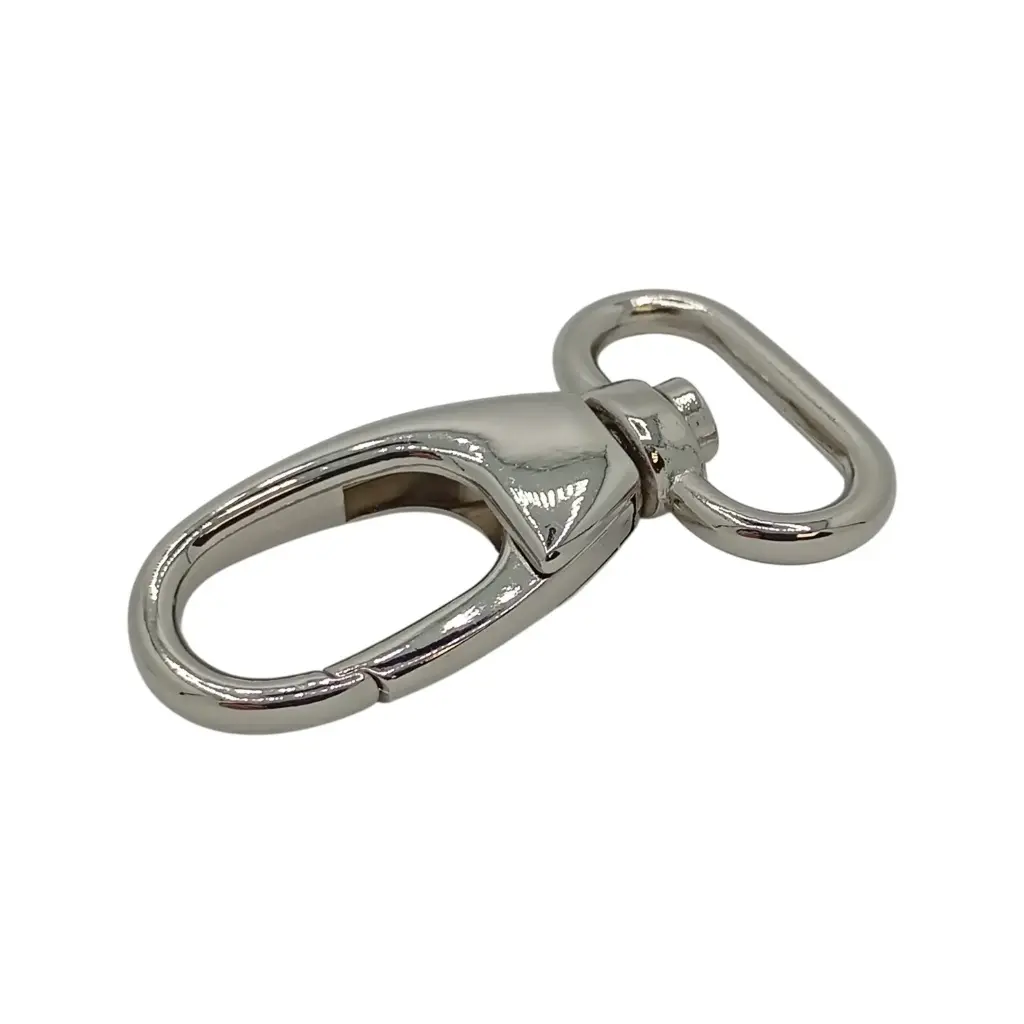 Mousqueton Luxe 12470/ 25mm Nickel Brillant