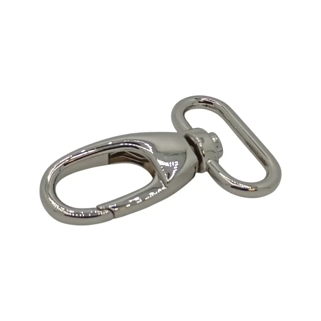 Mousqueton Luxe 12470/ 30mm Nickel Brillant