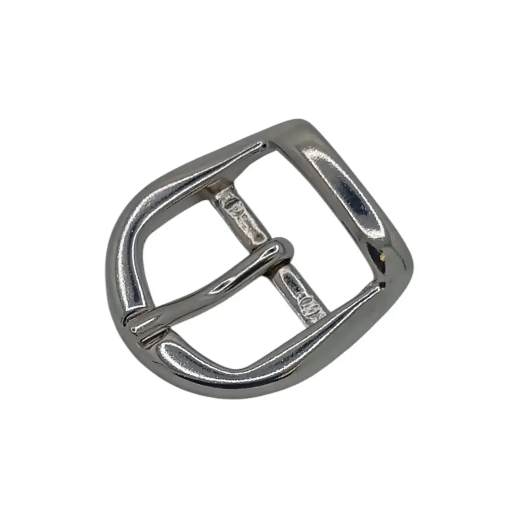 Boucle Luxe (Bandoulière) Ronde 20mm Nickel Brillant