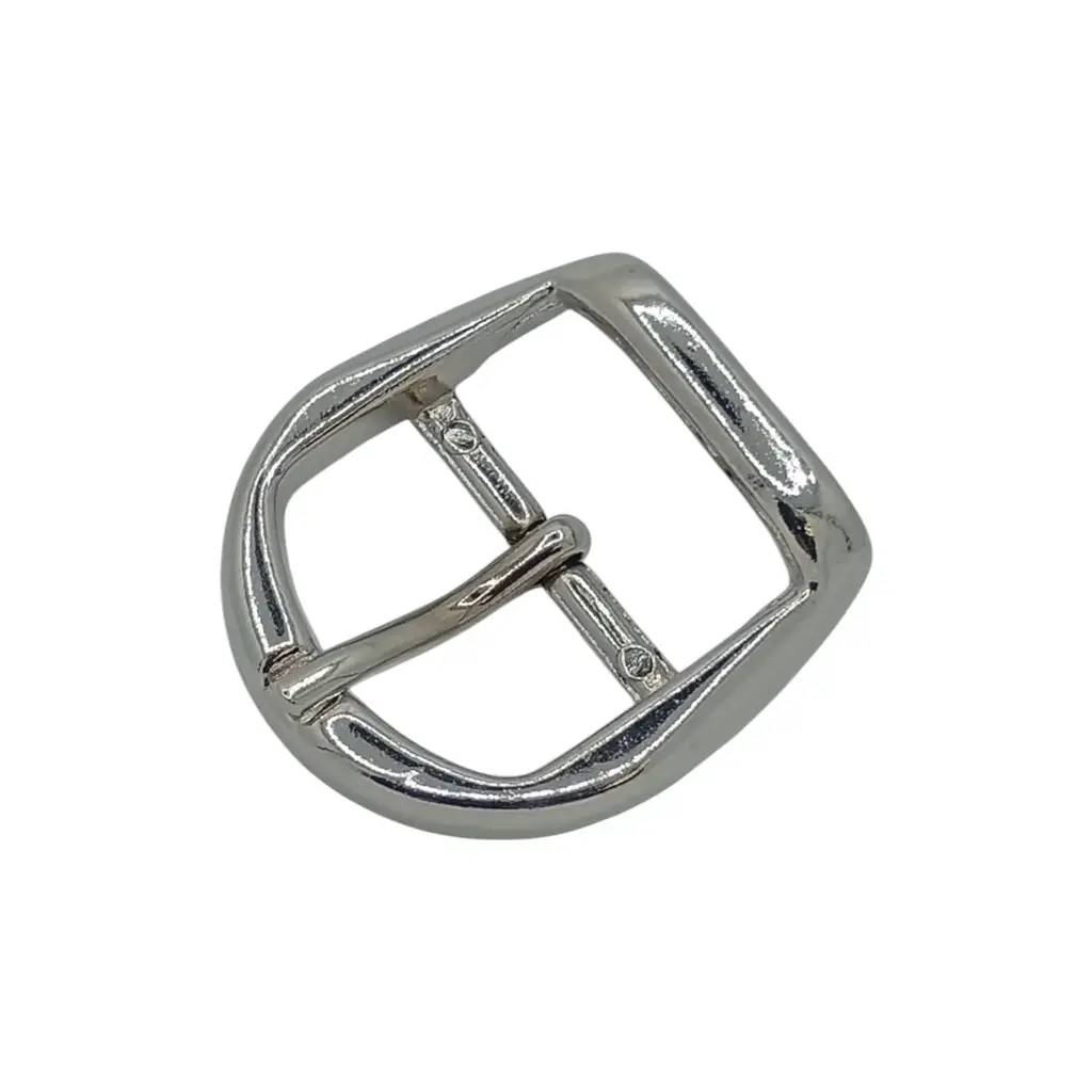 Boucle Luxe (Bandoulière) Ronde 25mm Nickel Brillant