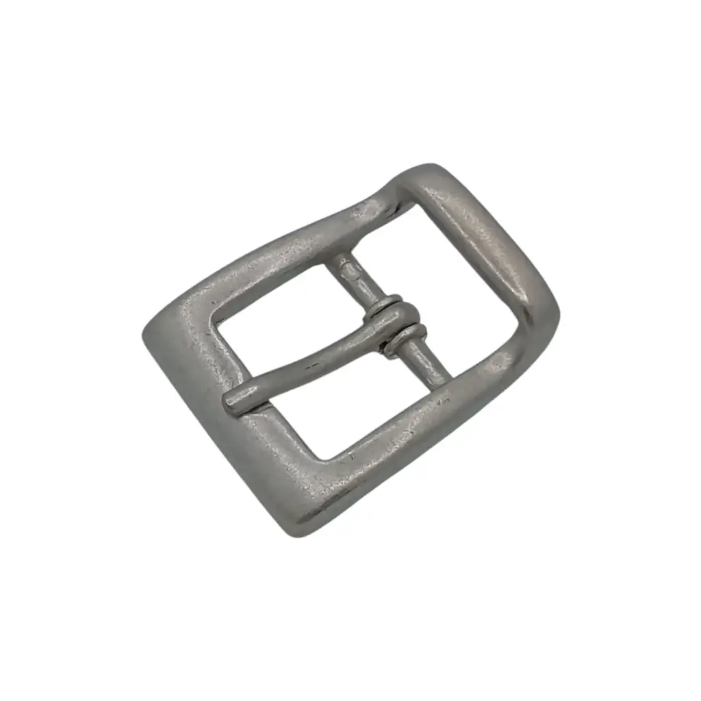 Boucle Luxe (Bandoulière) Carrée Avec Passant 20mm Nickel Mat