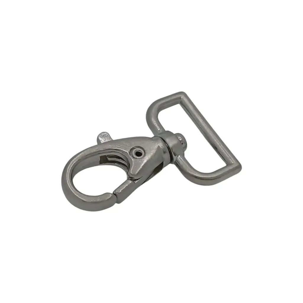 Mousqueton 24950/20C Nickel Mat (Bélière Carrée 20mm) 