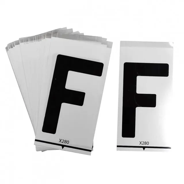 Lettres et Chiffres Auto et Moto Transfert pour Plaques Plexi