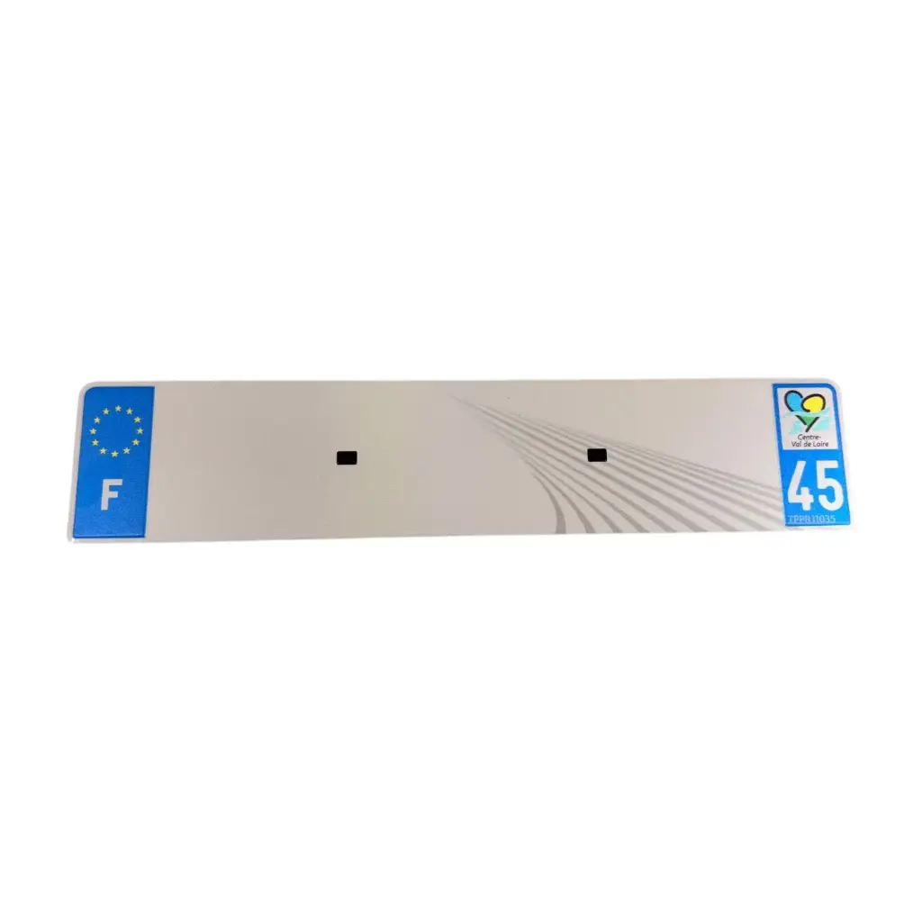 Plaque Auto Aluminium Moréa S.I.V. 520 x 110 mm