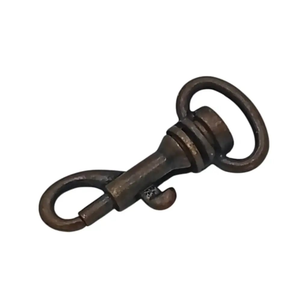 Mousqueton Mini D0192 Bélière Ronde 12mm Bronze