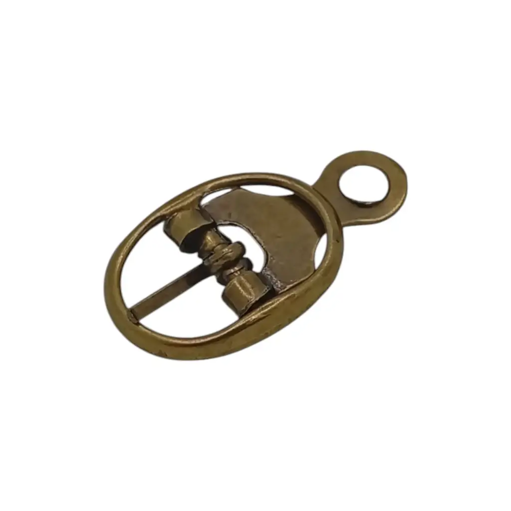 Boucle Chaussure 00117 (Ovale) Bronze 12mm - Paquet de 10