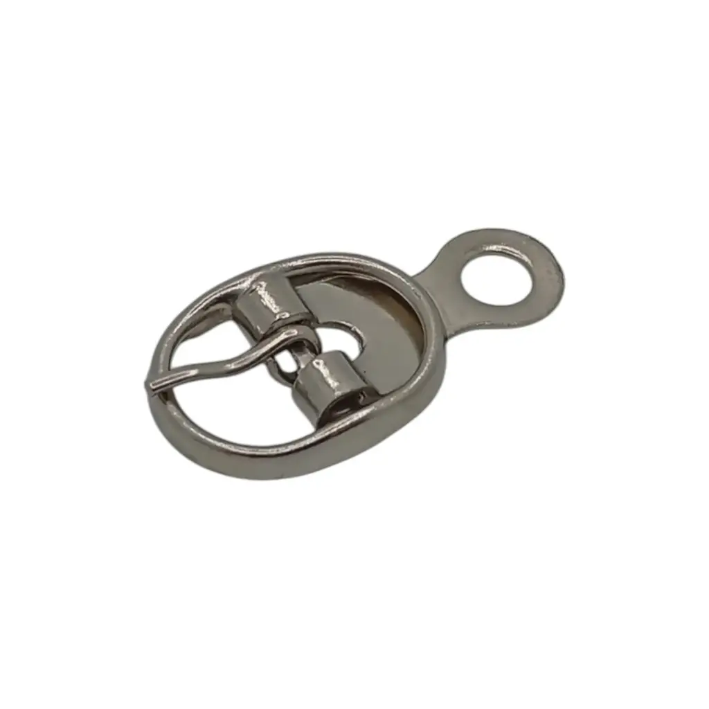 Boucle Chaussure 00117 (Ovale) Nickel 10mm - Paquet de 10