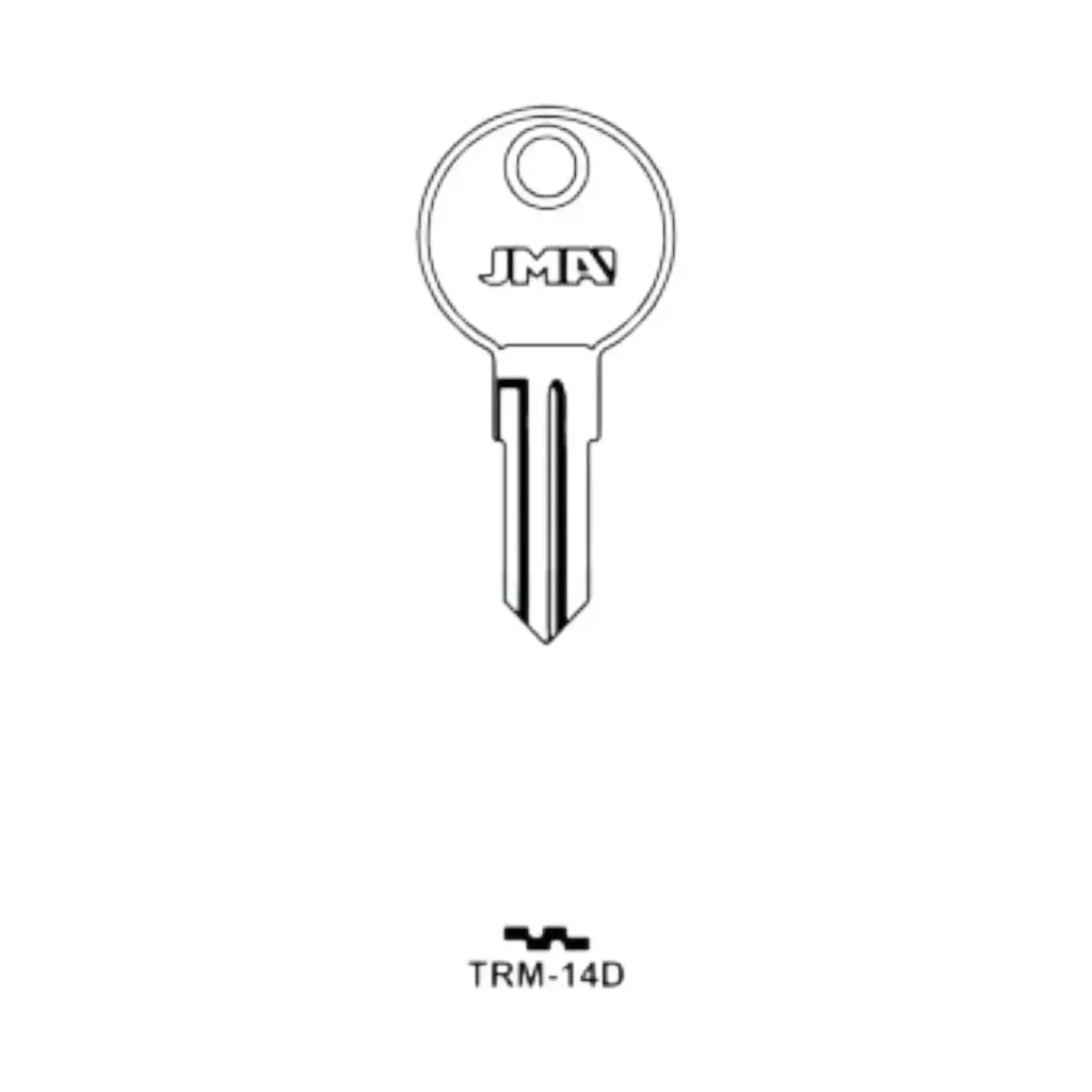 Clé Plate Laiton TRM-14D