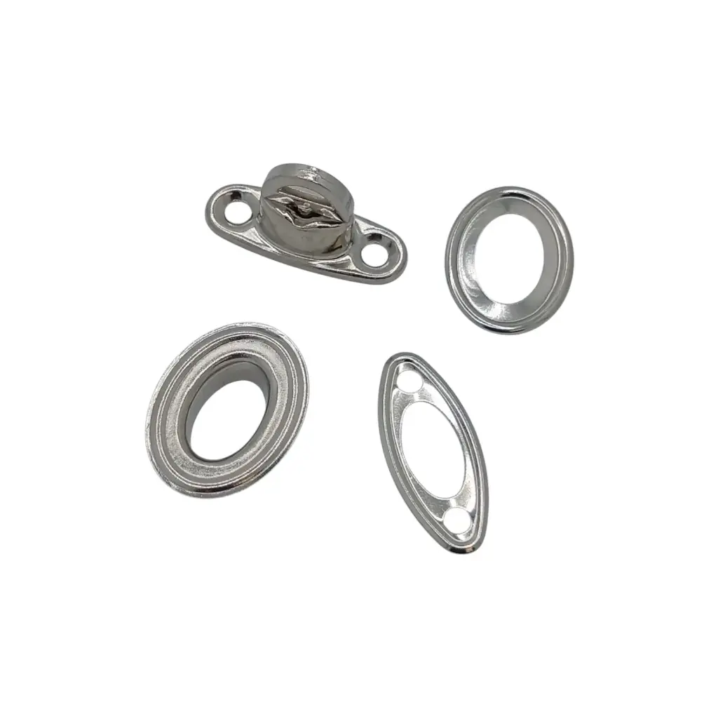 Fermoir Massif Tourniquet de Bâche Petit Modèle 84970 Nickel