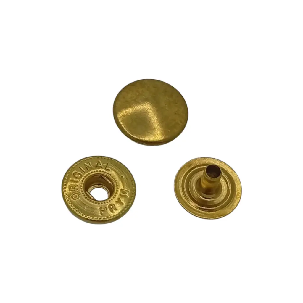 Pressions Alfa 2 Diamètre 17mm Acier - Paquet de 100 - Laiton