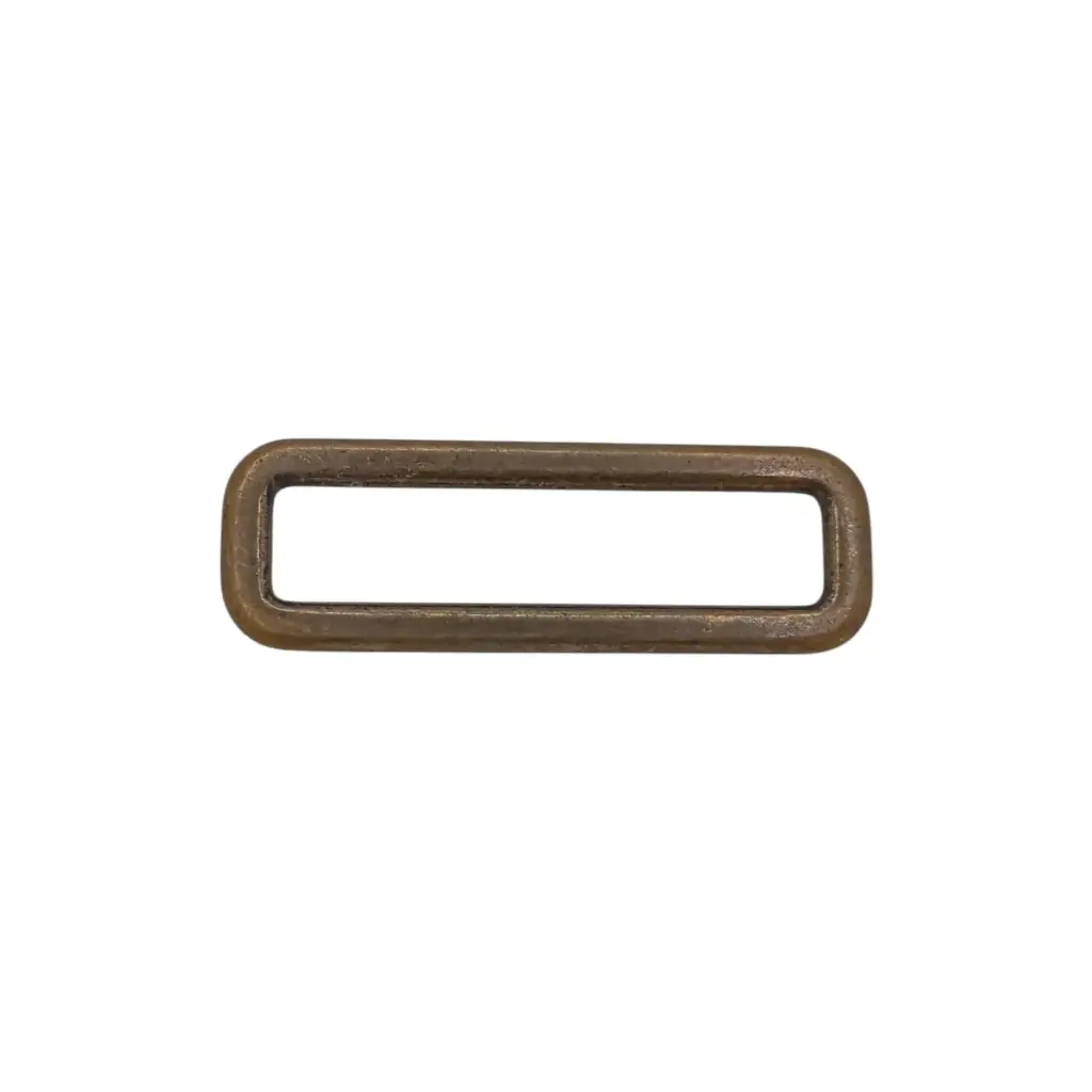 Passant Rectangle Métal 30mm Bronze - Paquet de 10