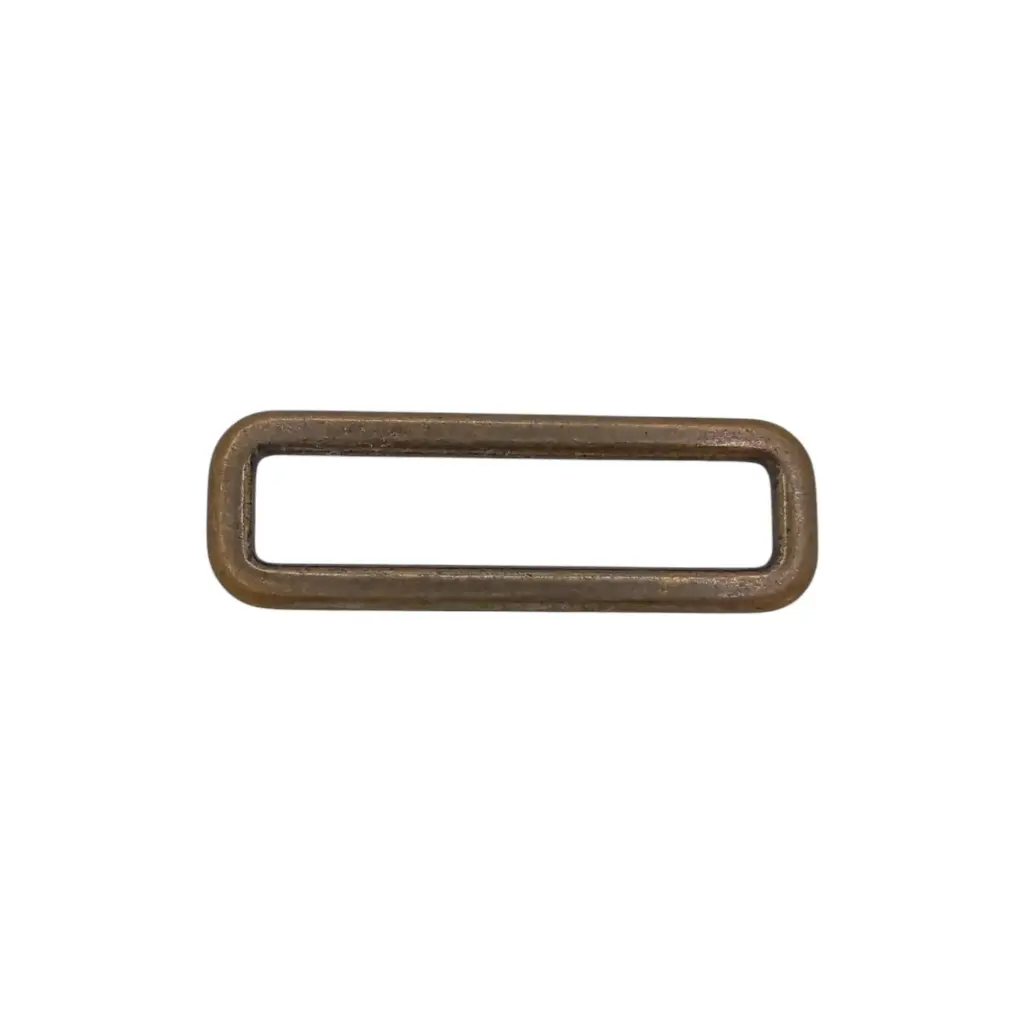 Passant Rectangle Métal 40mm Bronze - Paquet de 10