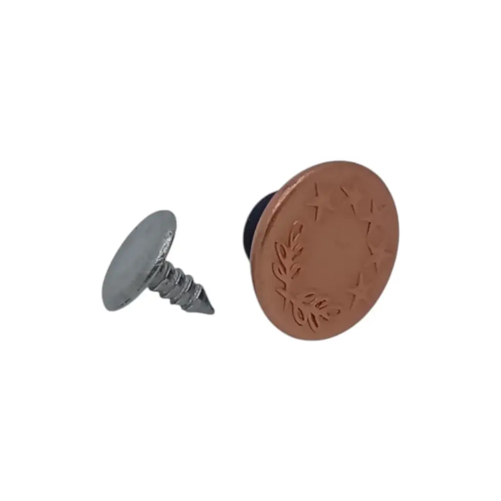 Bouton de Jean Diamètre 14mm Bronze - Paquet de 10