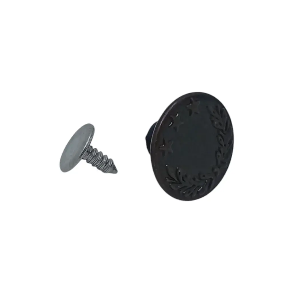 Bouton de Jean Diamètre 17mm Bronze - Paquet de 10