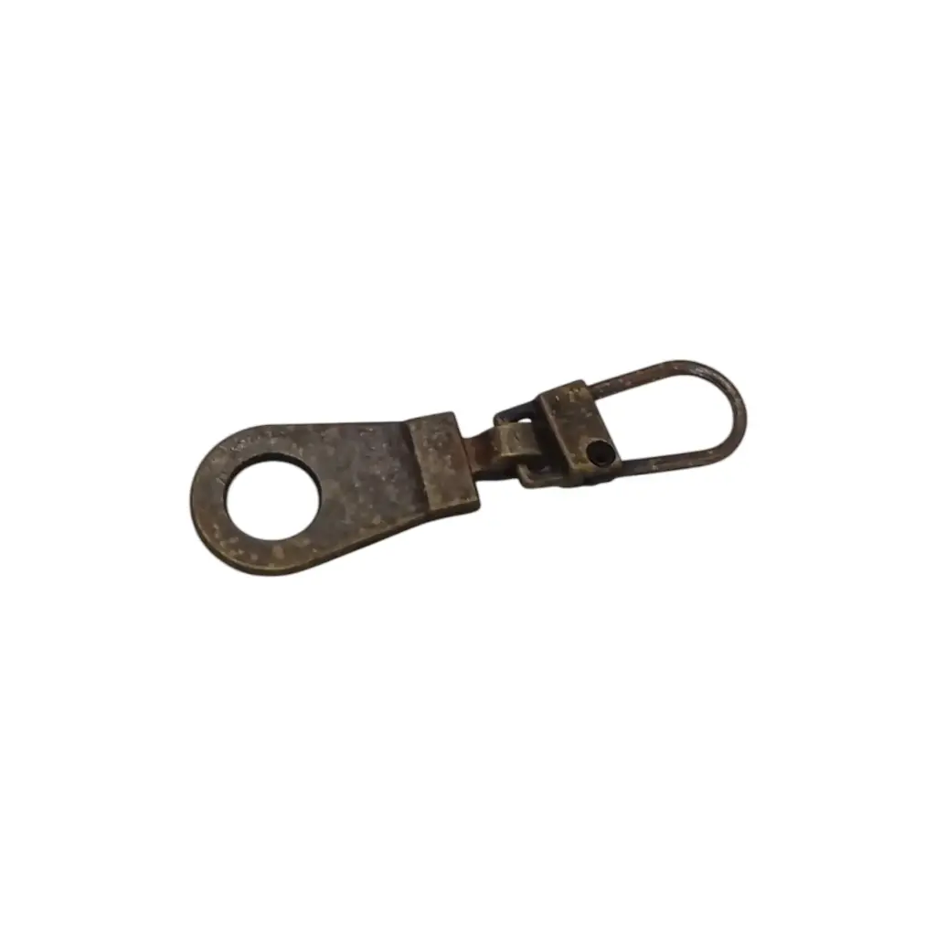 Tirette de Curseur Métal Bronze Unité