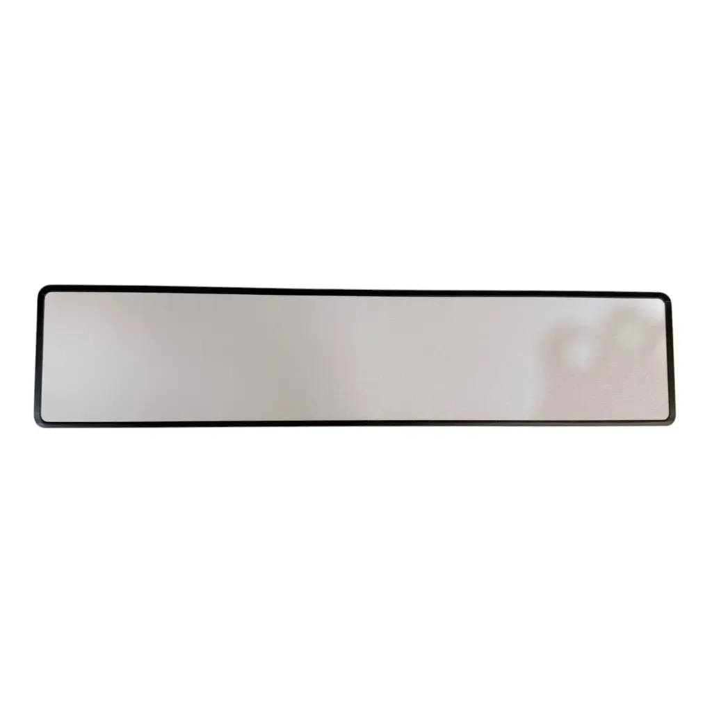Plaque Immatriculation Auto Aluminium Blanche 520 x 110 mm