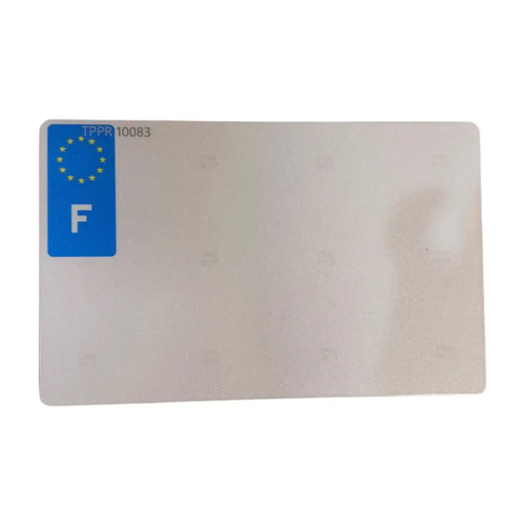Plaque Moto Aluminium F.N.I. 210 x 130 mm