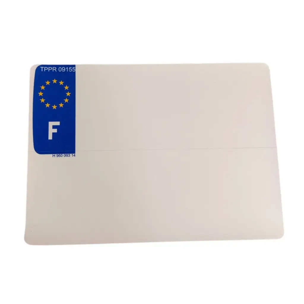 Fond Plaque Auto Plexi F.N.I 275 x 200 mm 