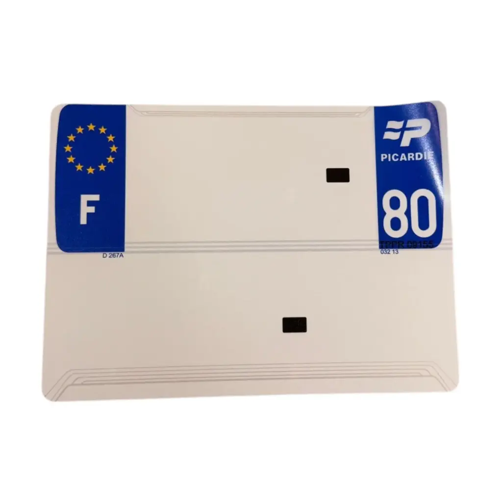 Fond Plaque Auto Plexi S.I.V 275 x 110 mm