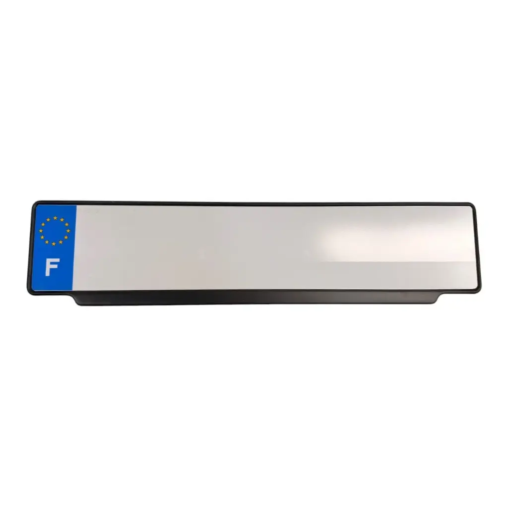 Plaque Auto Aluminium F.N.I. Eurobande F 520 x 110 mm Personnalisée
