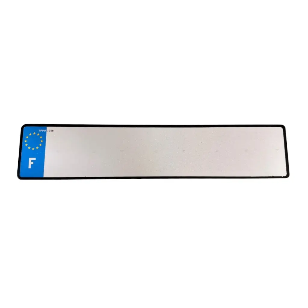 Plaque Auto Aluminium à Peler F.N.I 520x110mm
