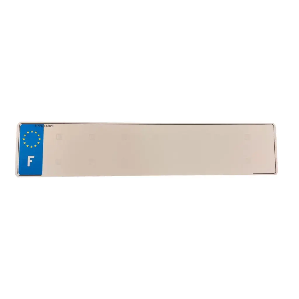 Fond Plaque Auto Plexi F.N.I 520 x 110 mm