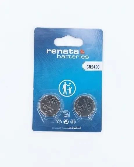 Pile Bouton CR2430 - lot de 2 unités - Renata
