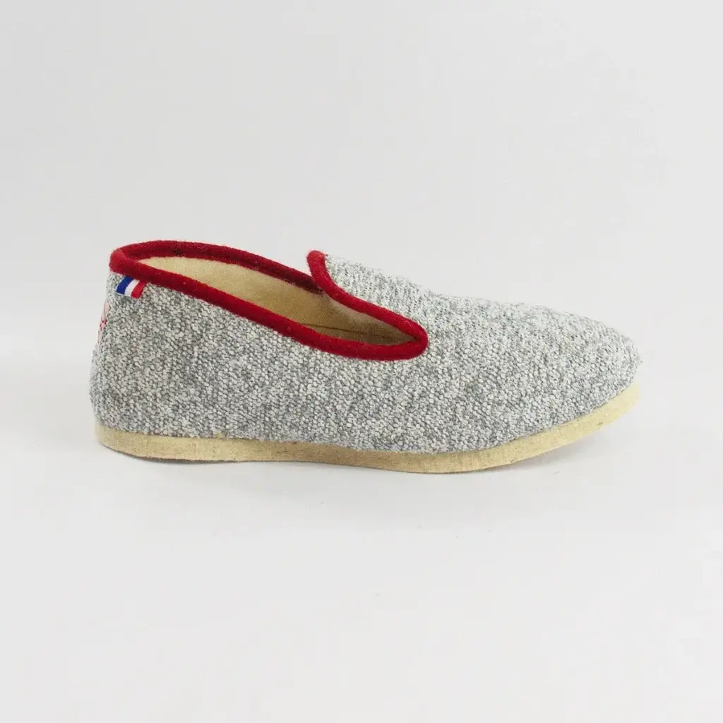 Charentaises Chassaigne Gris La Pantoufle du Berry