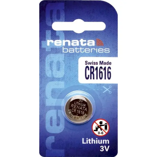 Pile Bouton CR1616 Renata