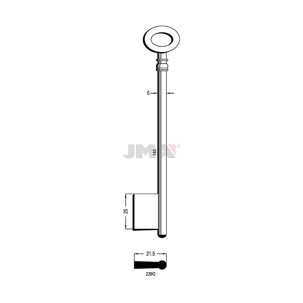 Clé gorge ac-fo 220G