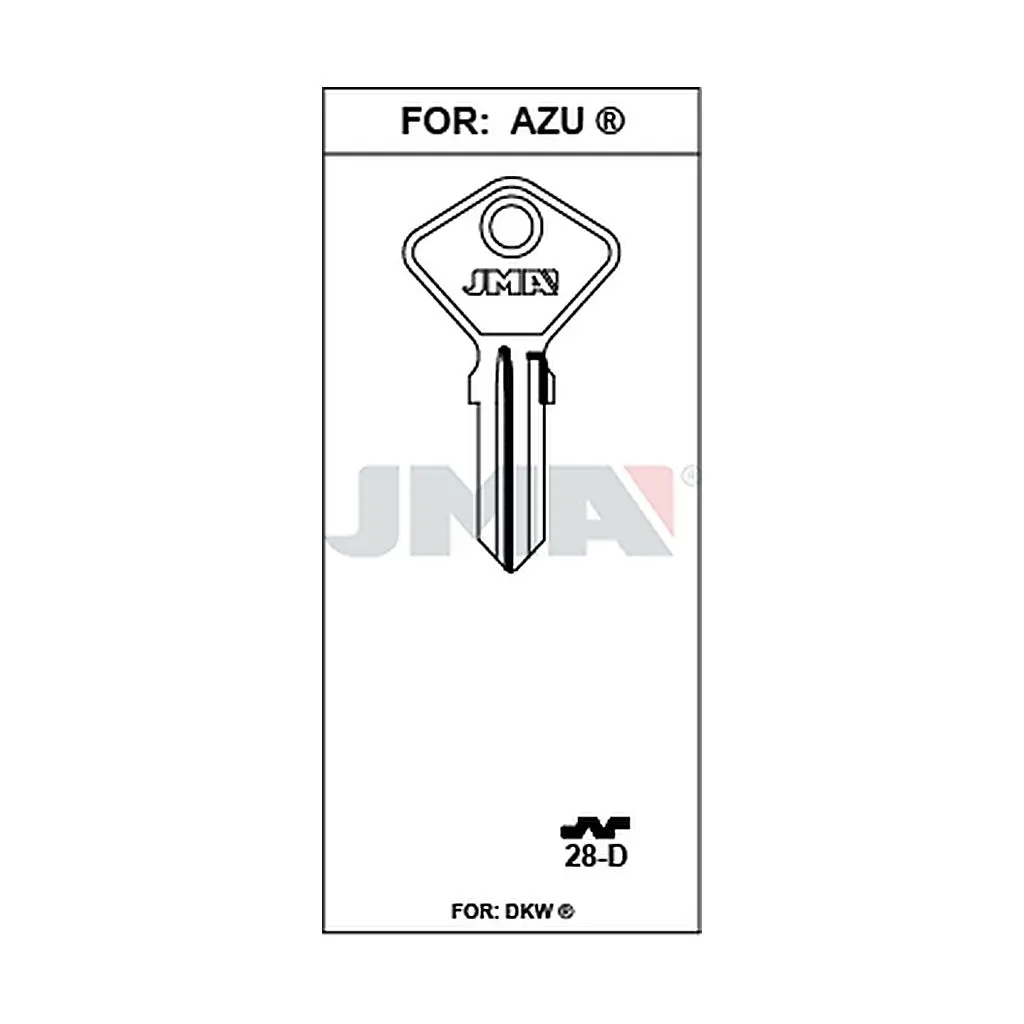 Clé plate acier 28-D
