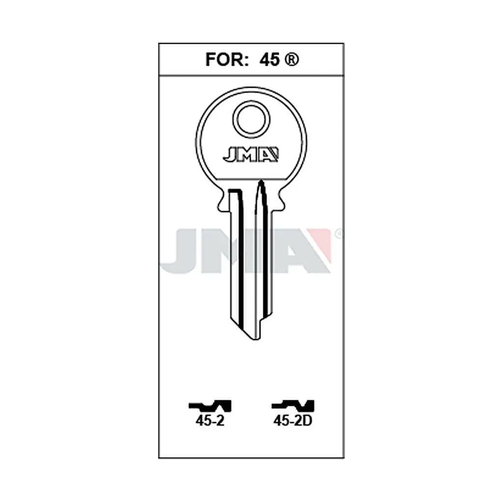 Clé plate acier 45-2D