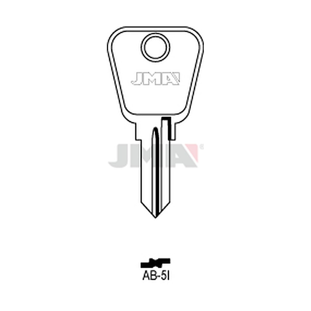 Clé plate acier AB-5I