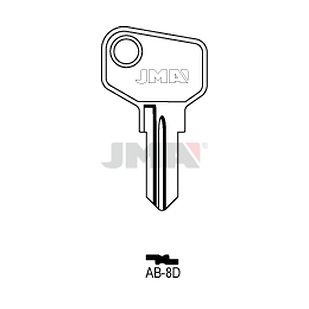 Clé plate acier AB-8D