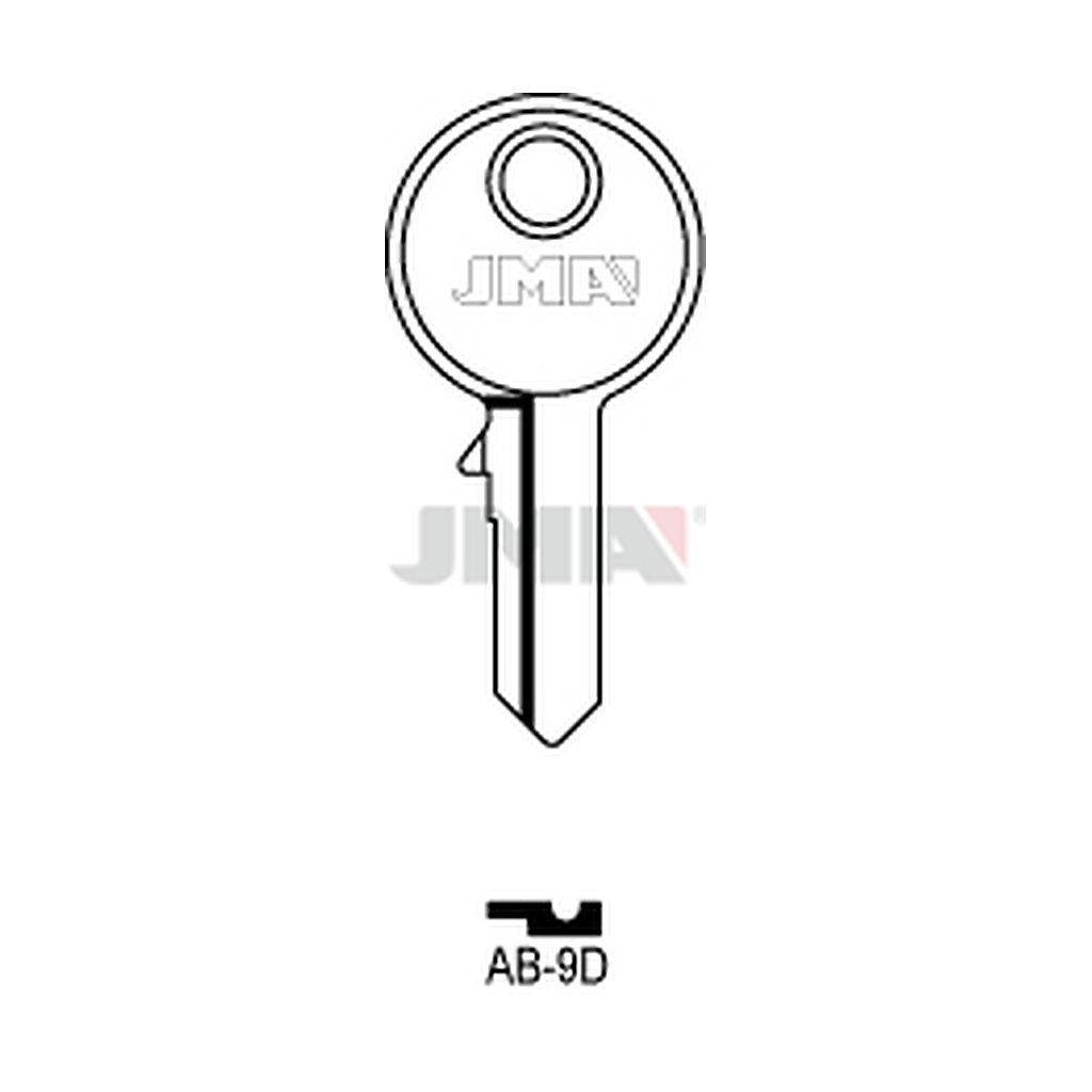 Clé plate acier AB-9D