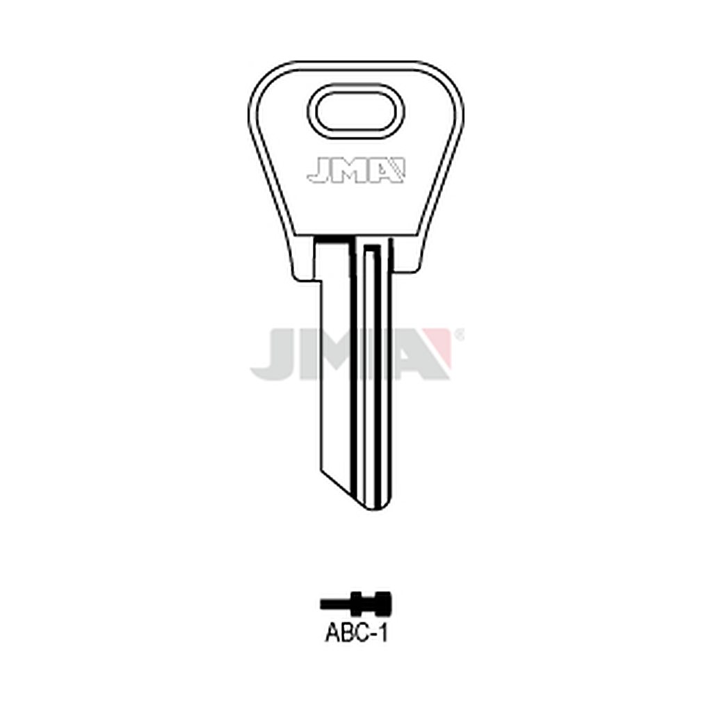 Clé plate acier ABC-1