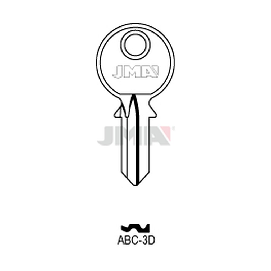 Clé plate acier ABC-3D
