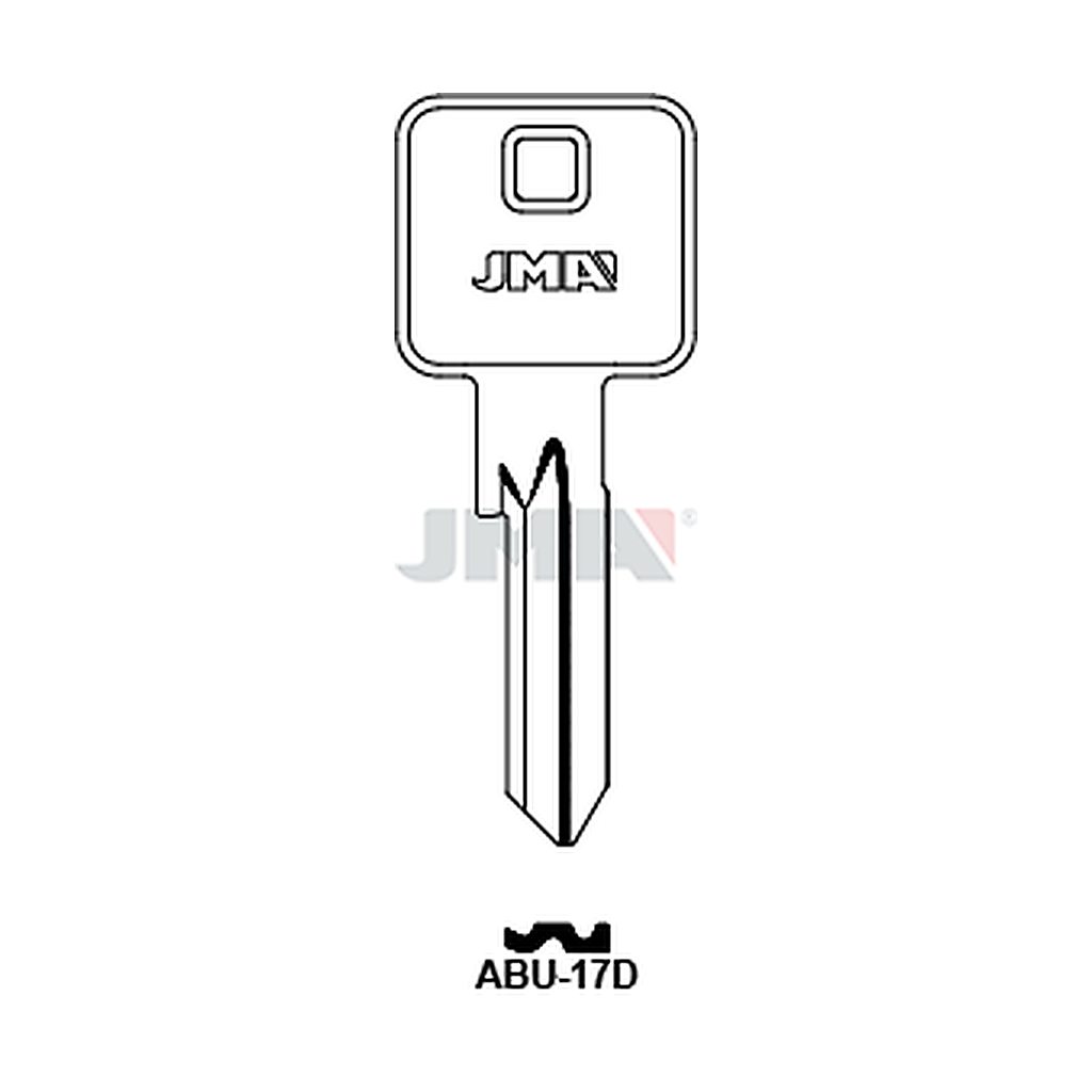 Clé plate acier ABU-17D