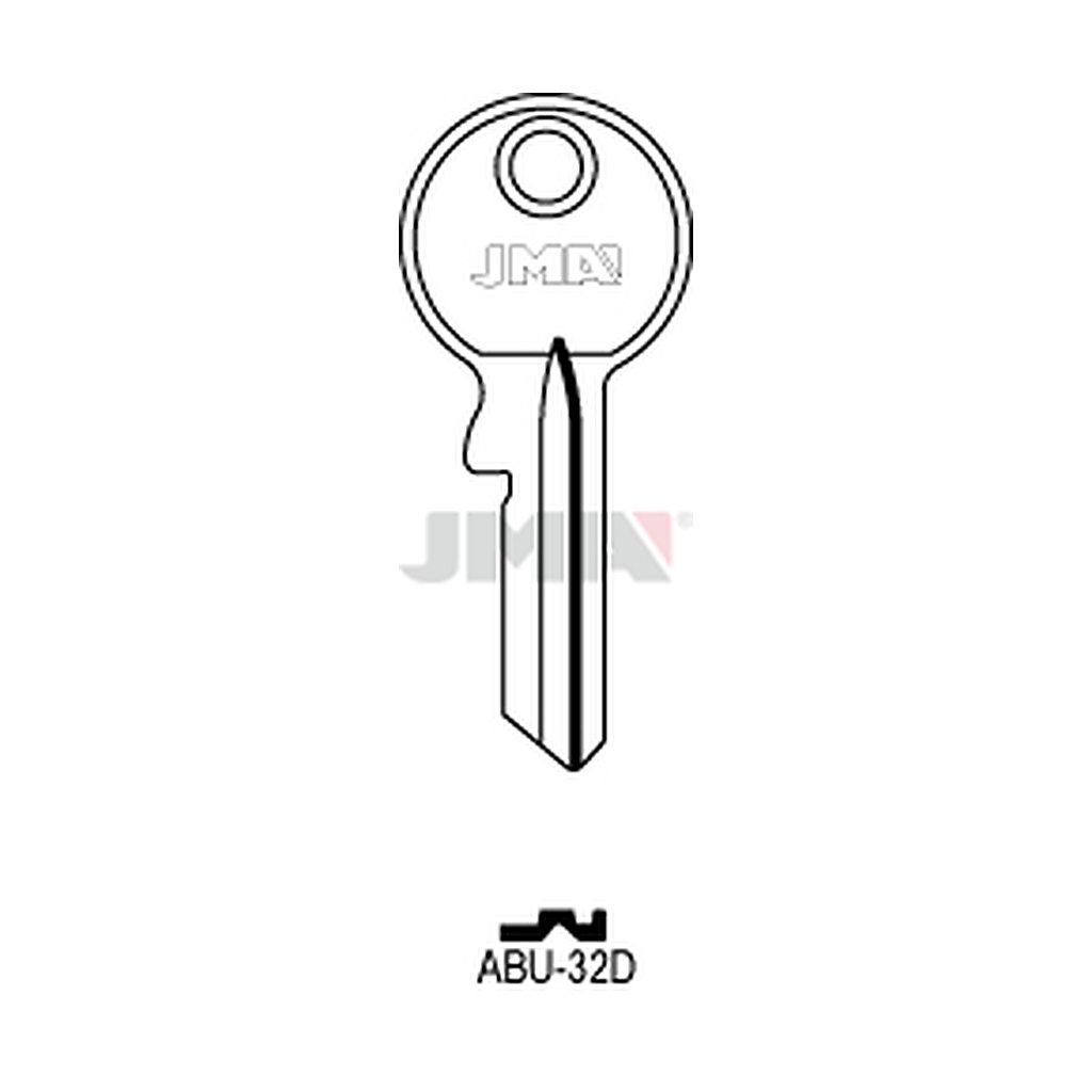 Clé plate acier ABU-32D