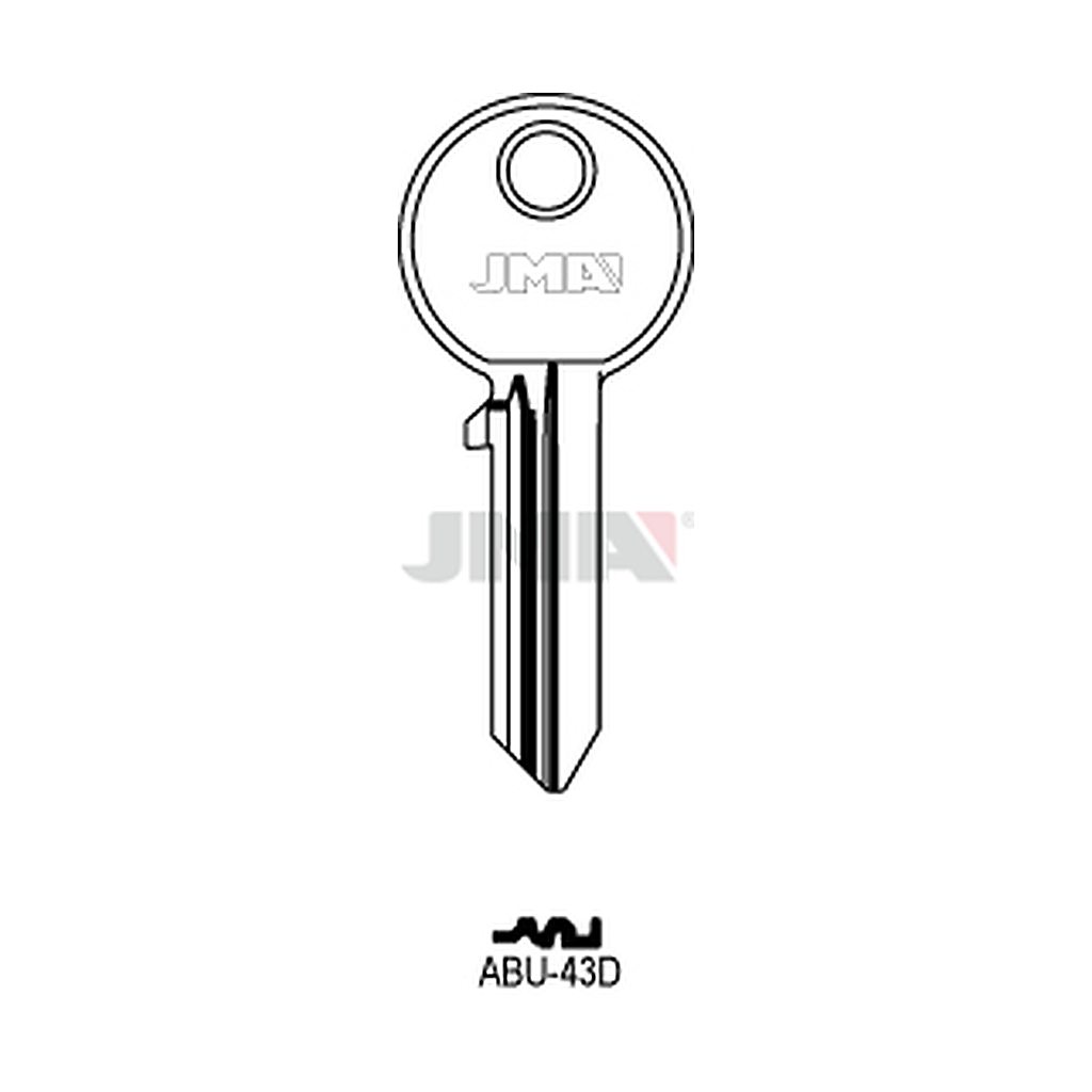 Clé plate ps acier ABU-43D