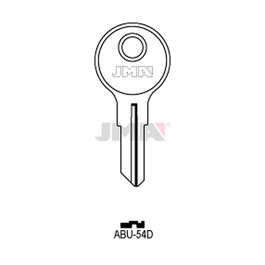 Clé plate acier ABU-54D
