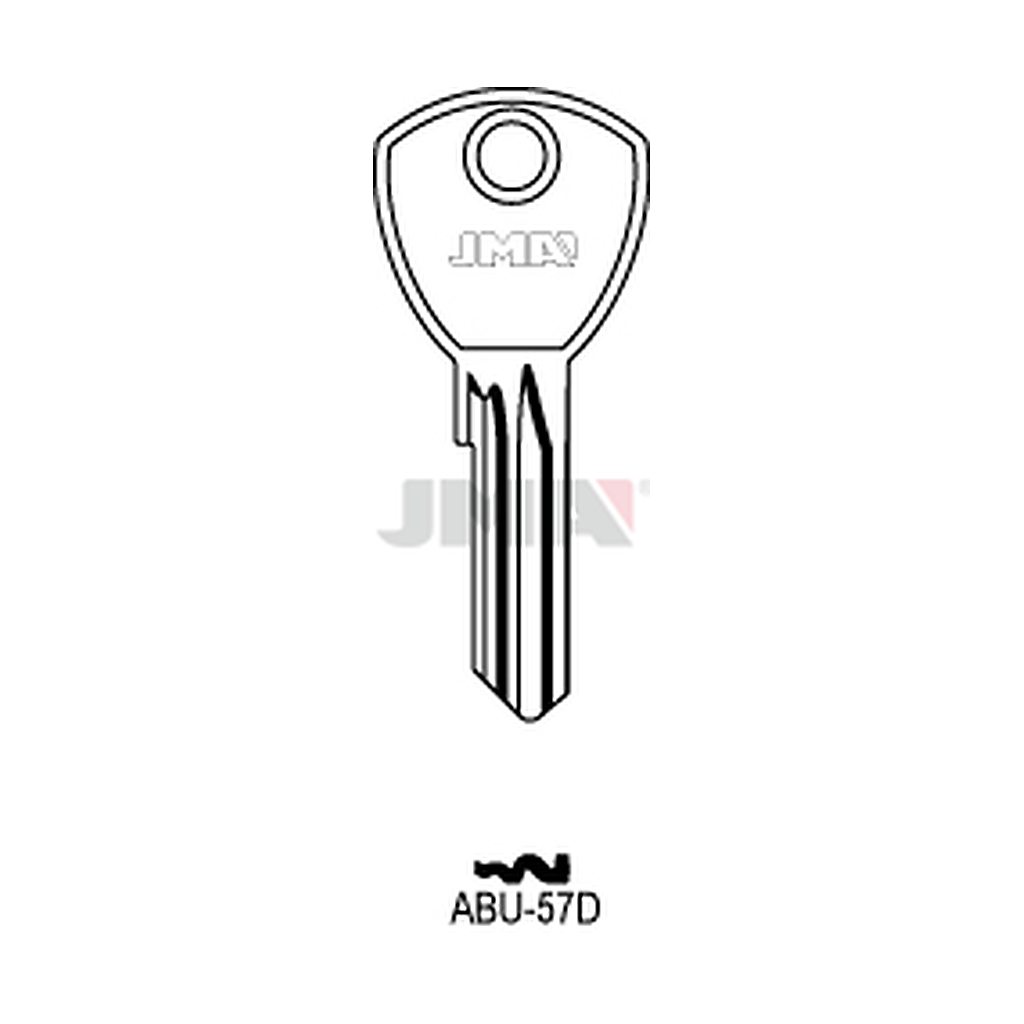 Clé plate acier ABU-57D